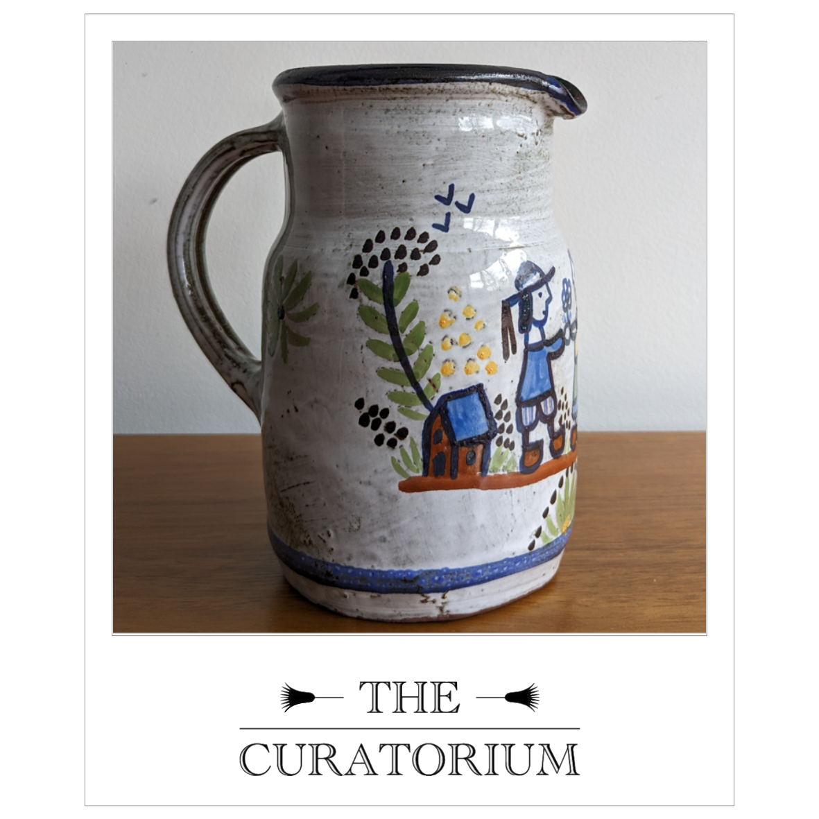 Folk pottery ‘courting jug’