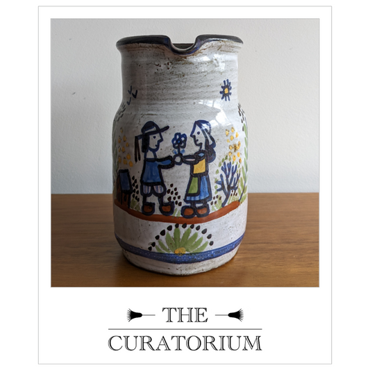 Folk pottery ‘courting jug’